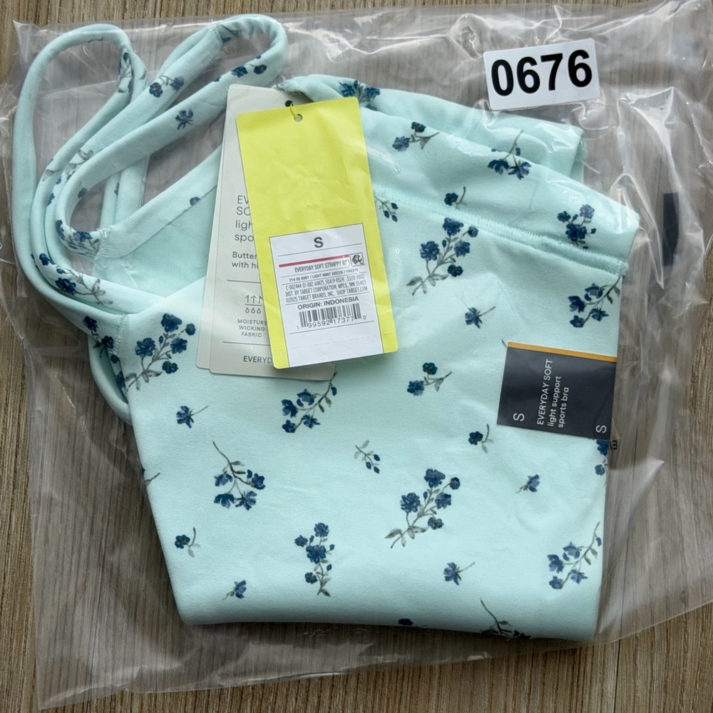 All In Motion Women Everyday Soft Light Support Bra - Light Mint Green All Sizes - Picture 12 of 16